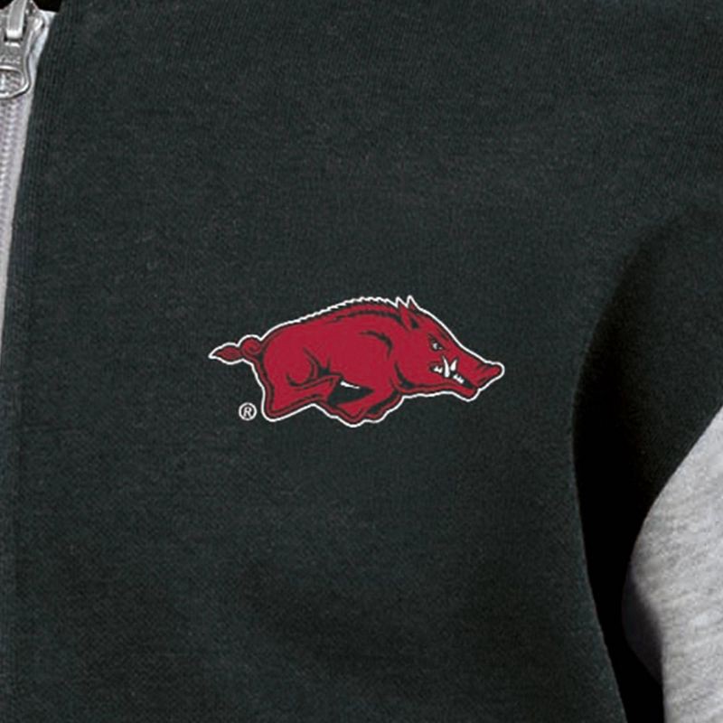 slide 3 of 3, NCAA Arkansas Razorbacks Boys' Buffalo Checkered Fleece T-Shirt - L, 1 ct