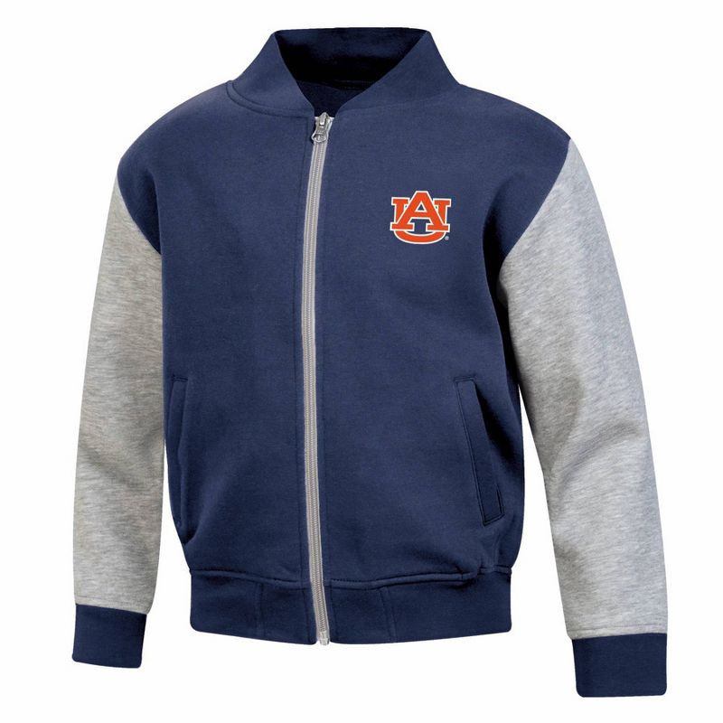 slide 1 of 3, NCAA Auburn Tigers Boys' Buffalo Checkered Fleece T-Shirt - S, 1 ct