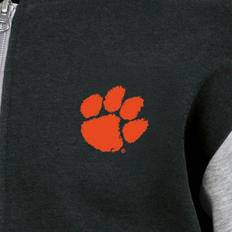 slide 3 of 3, NCAA Clemson Tigers Boys' Buffalo Checkered Fleece T-Shirt - XL, 1 ct