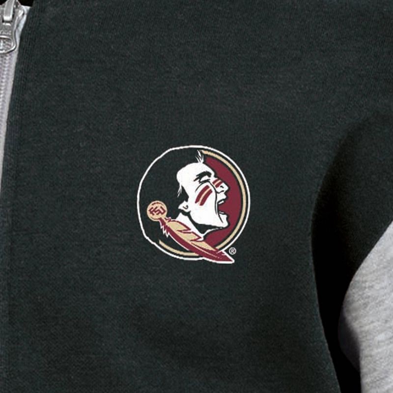 slide 3 of 3, NCAA Florida State Seminoles Boys' Buffalo Checkered Fleece T-Shirt - XL, 1 ct