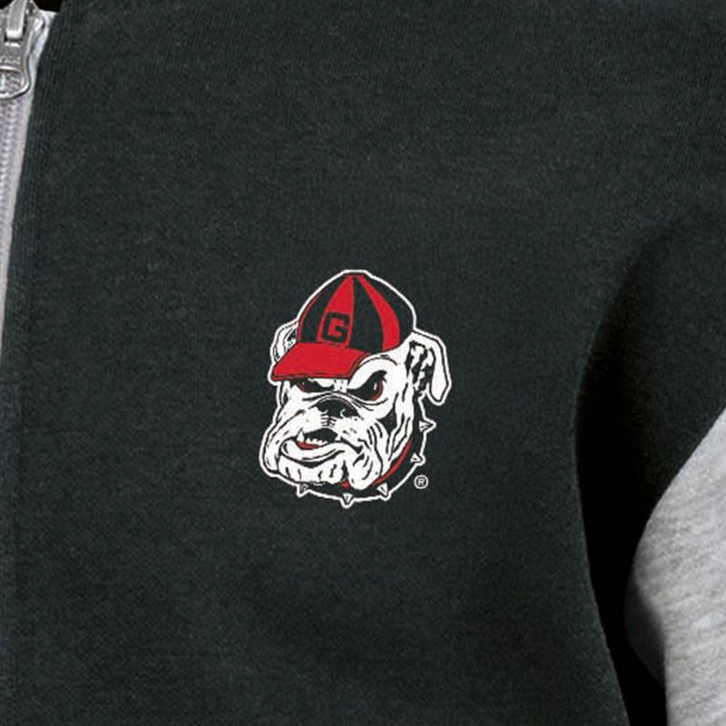 slide 3 of 3, NCAA Georgia Bulldogs Boys' Buffalo Checkered Fleece T-Shirt - XL, 1 ct