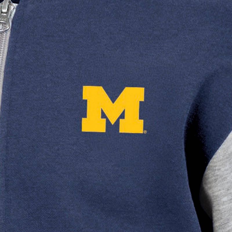 slide 3 of 3, NCAA Michigan Wolverines Boys' Buffalo Checkered Fleece T-Shirt - XS, 1 ct