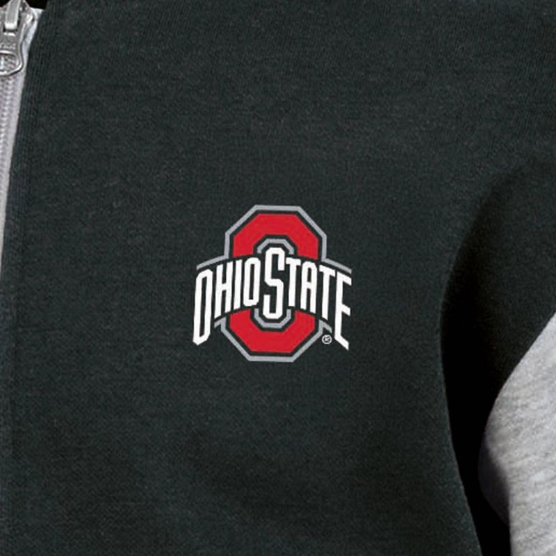 slide 3 of 3, NCAA Ohio State Buckeyes Boys' Buffalo Checkered Fleece T-Shirt - XL, 1 ct
