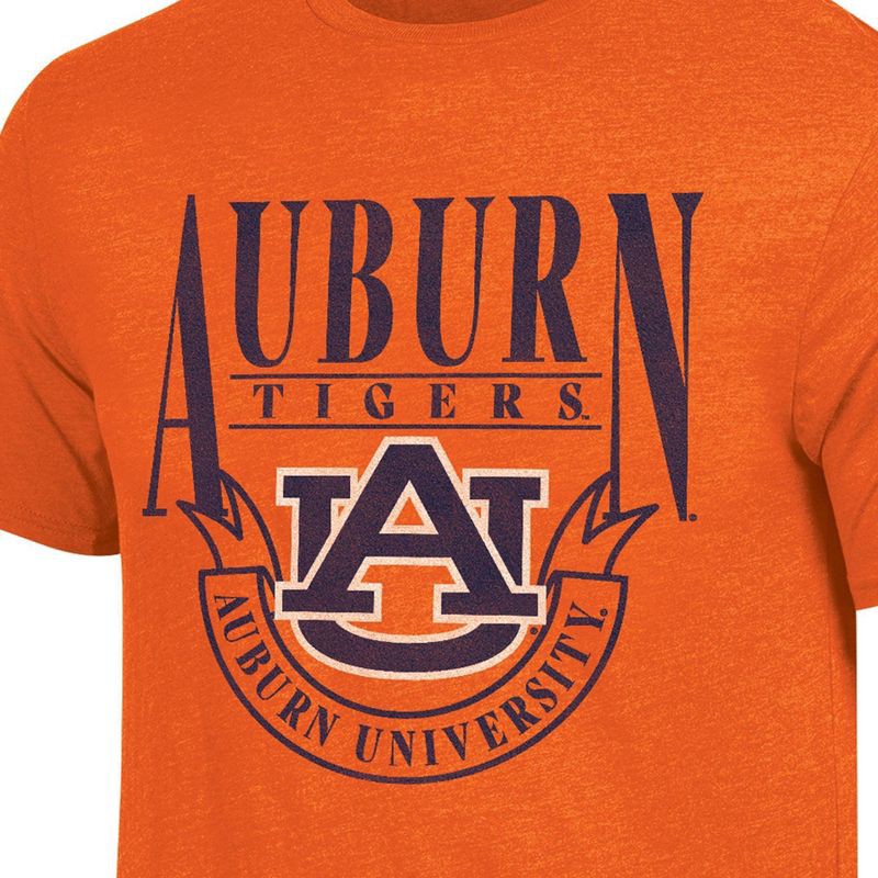 slide 3 of 3, NCAA Auburn Tigers Men's T-Shirt - M: Cotton-Polyester Blend, Fit, Crew Neck, 1 ct