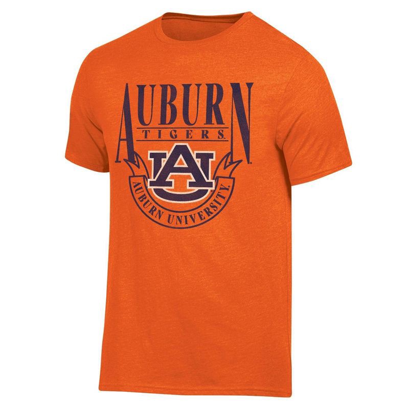 slide 1 of 3, NCAA Auburn Tigers Men's T-Shirt - M: Cotton-Polyester Blend, Fit, Crew Neck, 1 ct