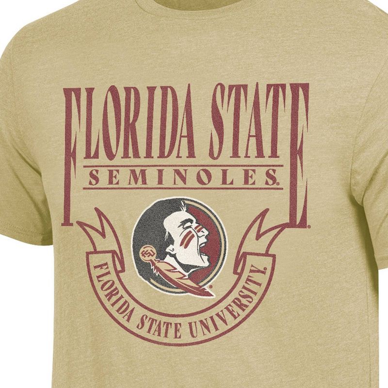 slide 3 of 3, NCAA Florida State Seminoles Men's T-Shirt - M: Fit, Lightweight Jersey, 1 ct