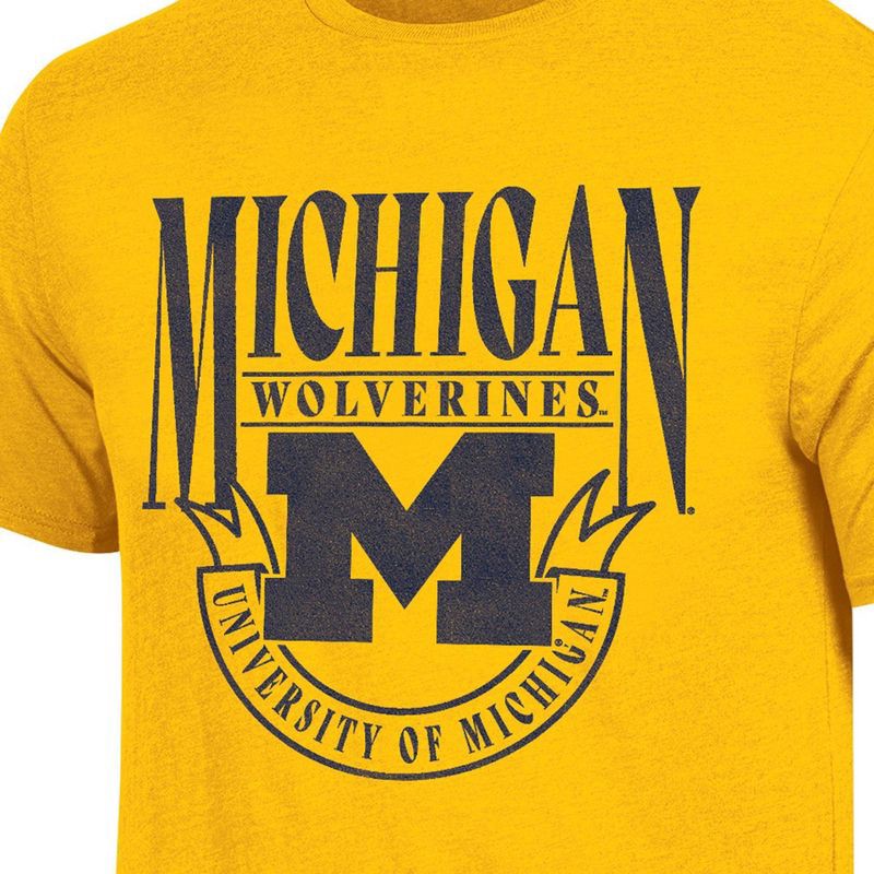 slide 3 of 3, NCAA Michigan Wolverines Men's T-Shirt - S, 1 ct