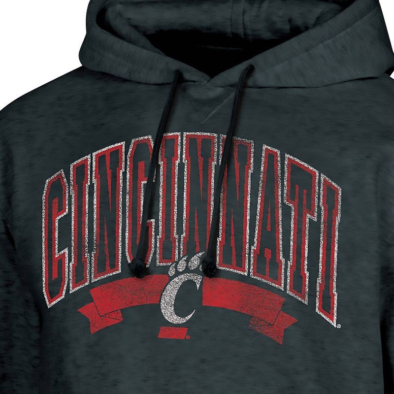slide 3 of 3, NCAA Cincinnati Bearcats Men's Hooded Sweatshirt - M: Cotton-Polyester Fleece Pullover, 1 ct