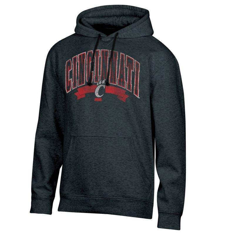 slide 1 of 3, NCAA Cincinnati Bearcats Men's Hooded Sweatshirt - M: Cotton-Polyester Fleece Pullover, 1 ct