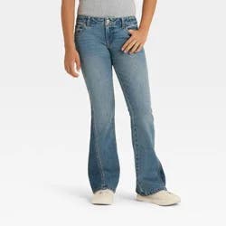 Girls' Low-Rise Flare Jeans - art class™ Medium Wash 6