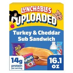 Lunchables Turkey and Cheddar Uploaded Sub Sandwich - 16.1oz