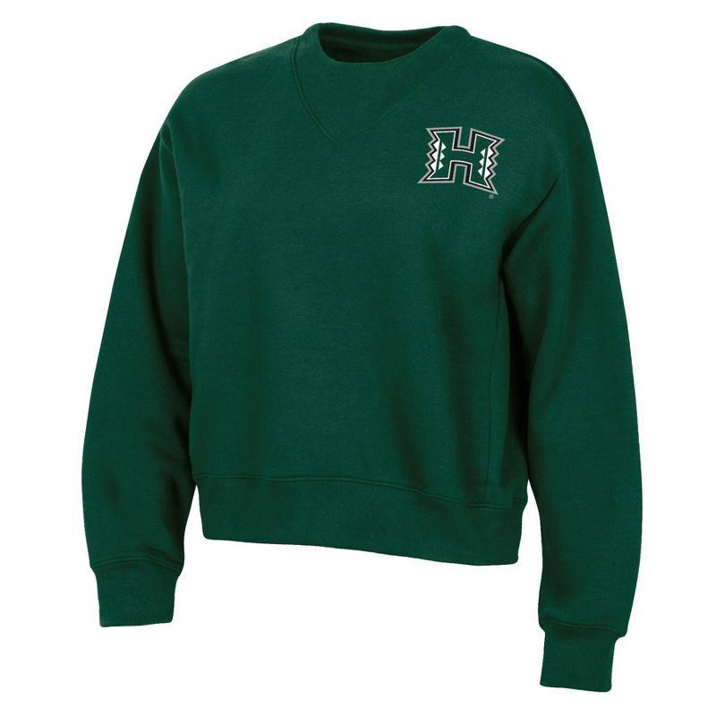 slide 1 of 3, NCAA Hawaii Rainbow Warriors Women's Fashion Fleece Sweatshirt - L, 1 ct