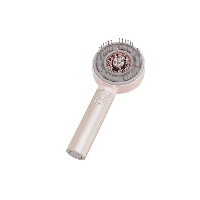 slide 8 of 12, TYMO Trithera Scalp Therapy Red Light Massage Brush Hair Appliance Accessories - Champagne Pink, 1 ct