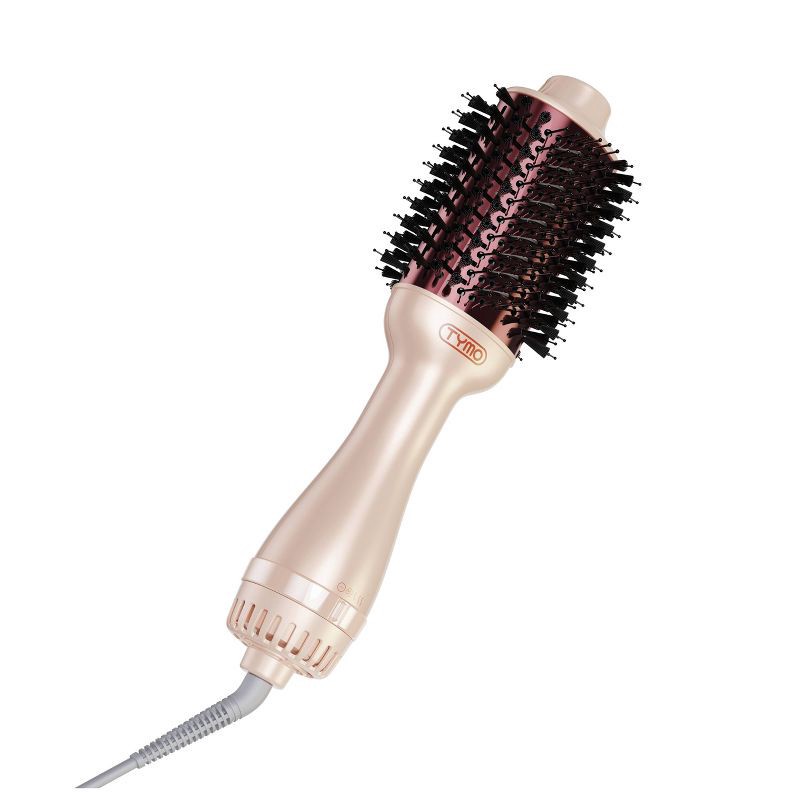 slide 3 of 8, TYMO Volumizer Hot Air Brush Hair Dryer - Champagne Pink - 1200 Watt, 1 ct
