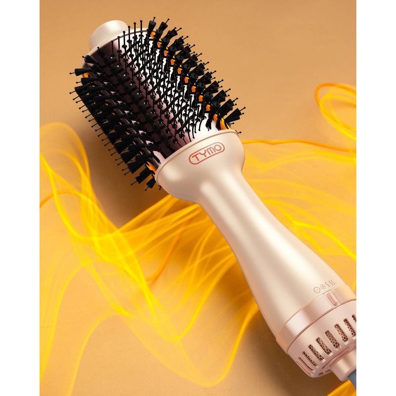 slide 6 of 8, TYMO Volumizer Hot Air Brush Hair Dryer - Champagne Pink - 1200 Watt, 1 ct