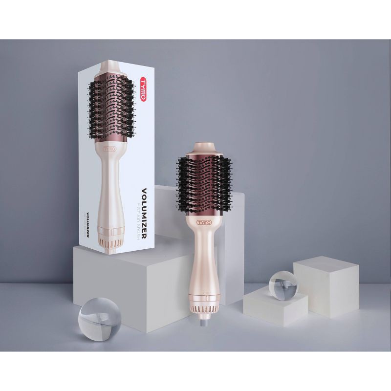 slide 7 of 8, TYMO Volumizer Hot Air Brush Hair Dryer - Champagne Pink - 1200 Watt, 1 ct