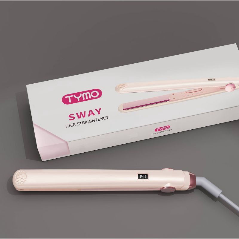 slide 6 of 8, TYMO Sway Hair Straightener Flat Iron - Champagne Pink - 1", 1 ct
