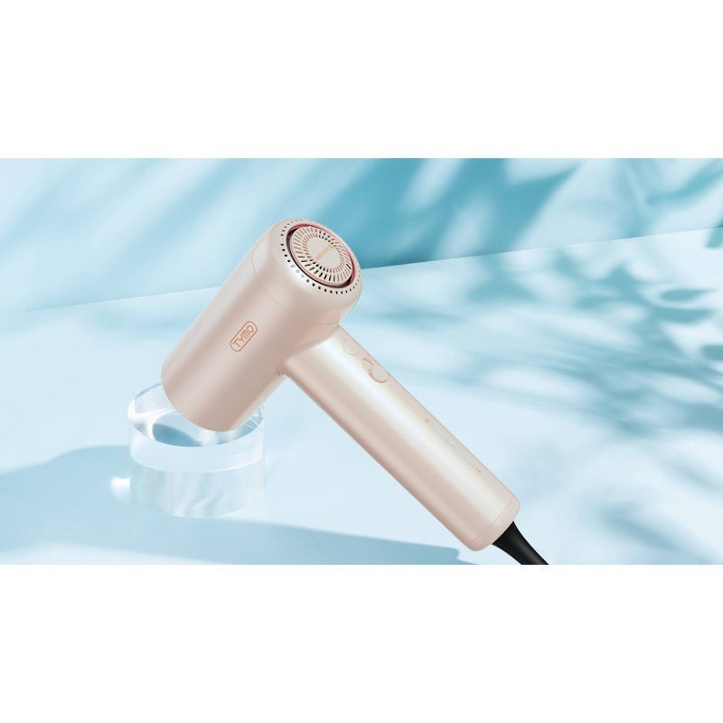 slide 9 of 10, TYMO Airhype Lite High Speed Hair Dryer + Nozzle - Champagne Pink - 1500 Watt, 1 ct