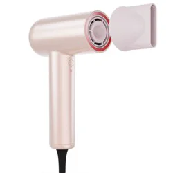 TYMO Airhype Lite High Speed Hair Dryer + Nozzle - Champagne Pink - 1500 Watt