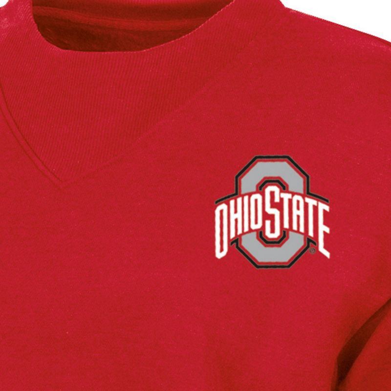slide 3 of 3, NCAA Ohio State Buckeyes Women's Fashion Fleece Sweatshirt - S, 1 ct