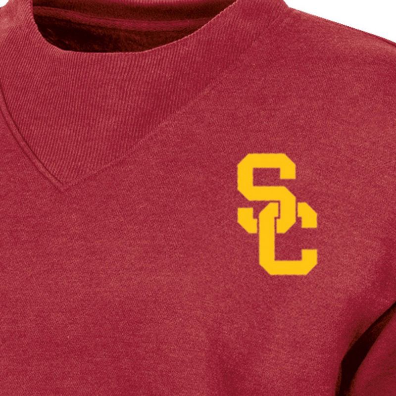 slide 3 of 3, NCAA USC Trojans Women's Fashion Fleece Sweatshirt - M: Cotton-Polyester Blend,, 1 ct