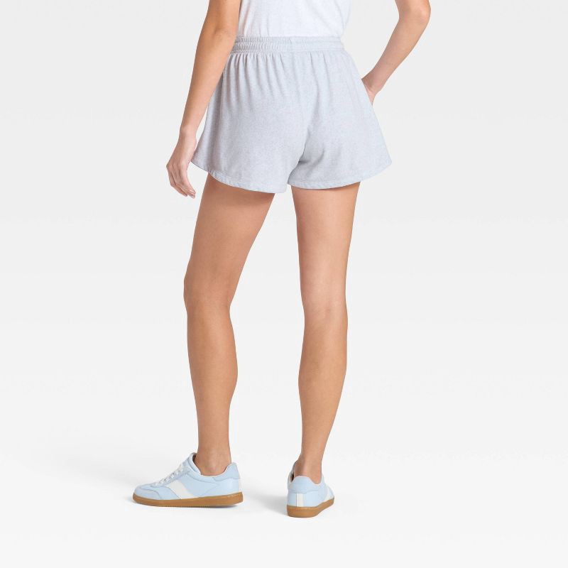 slide 2 of 3, Women's Mid-Rise Fleece Jogger Shorts - Universal Thread™ Heather Gray S, 1 ct
