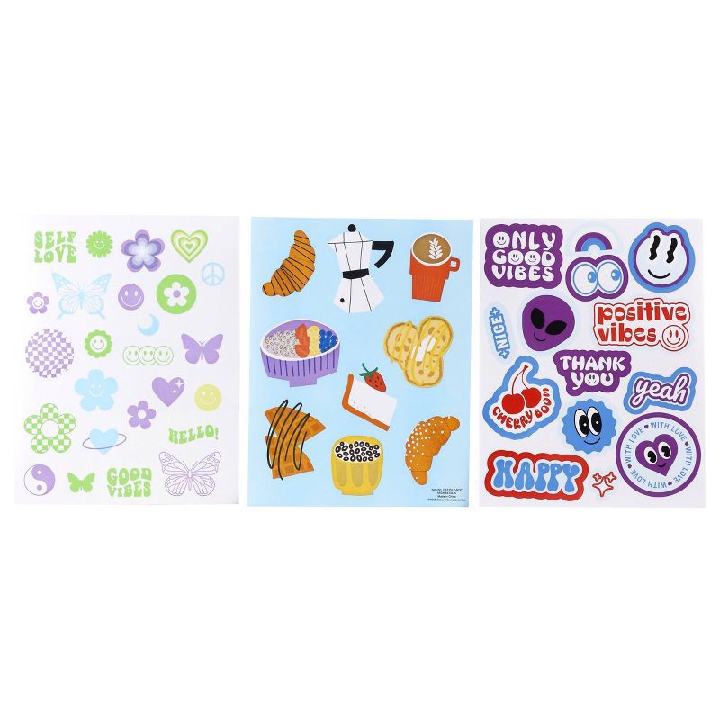 slide 4 of 7, Vivitar Laptop Stickers 3pk, 3 ct