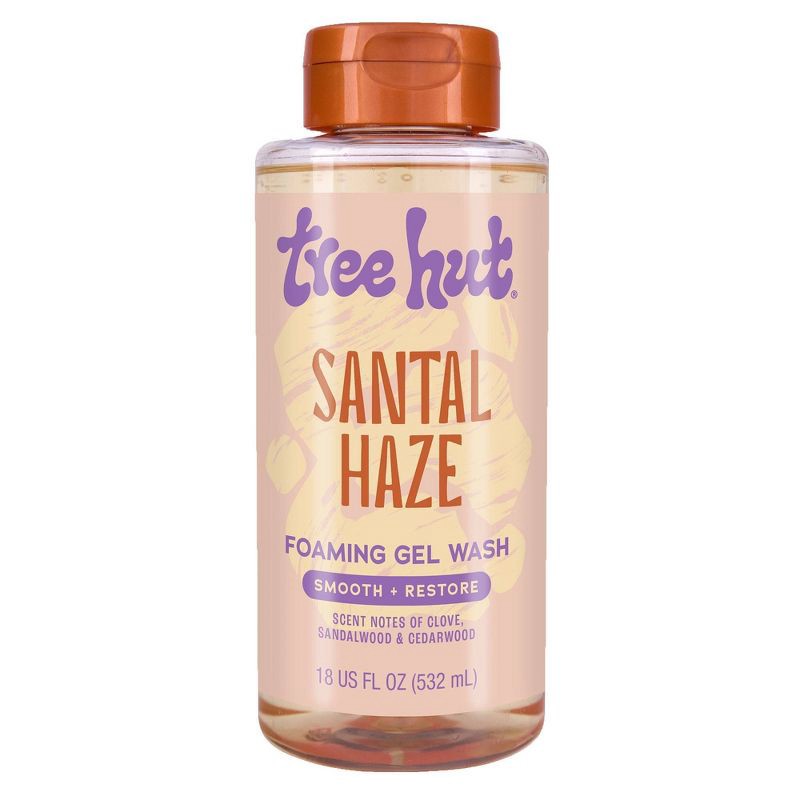 slide 1 of 10, Tree Hut Foaming Gel Body Wash - Santal Haze - 18 fl oz, 18 fl oz