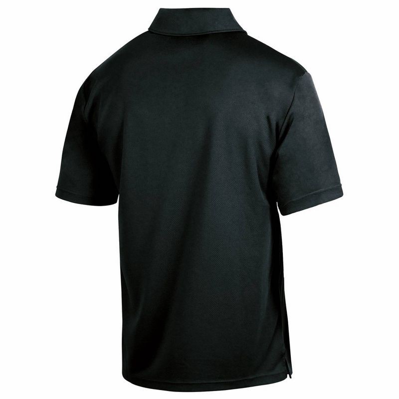 slide 2 of 3, NCAA Iowa Hawkeyes Men's Polo T-Shirt - M: Lightweight Polyester, Solid Pattern, 1 ct