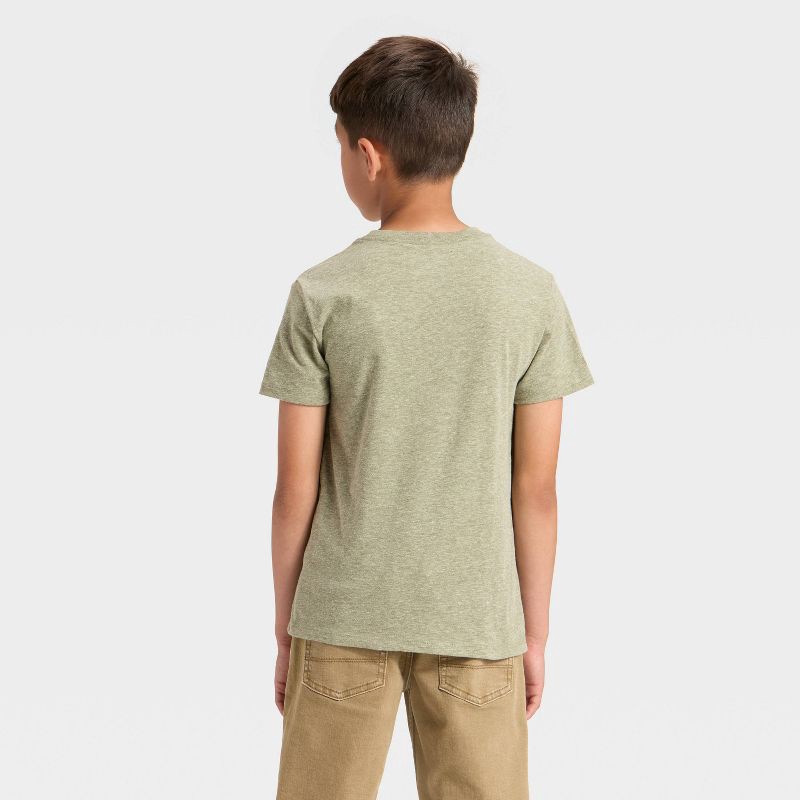 slide 2 of 3, Boys' Short Sleeve Pocket T-Shirt - Cat & Jack™ Green XL, 1 ct
