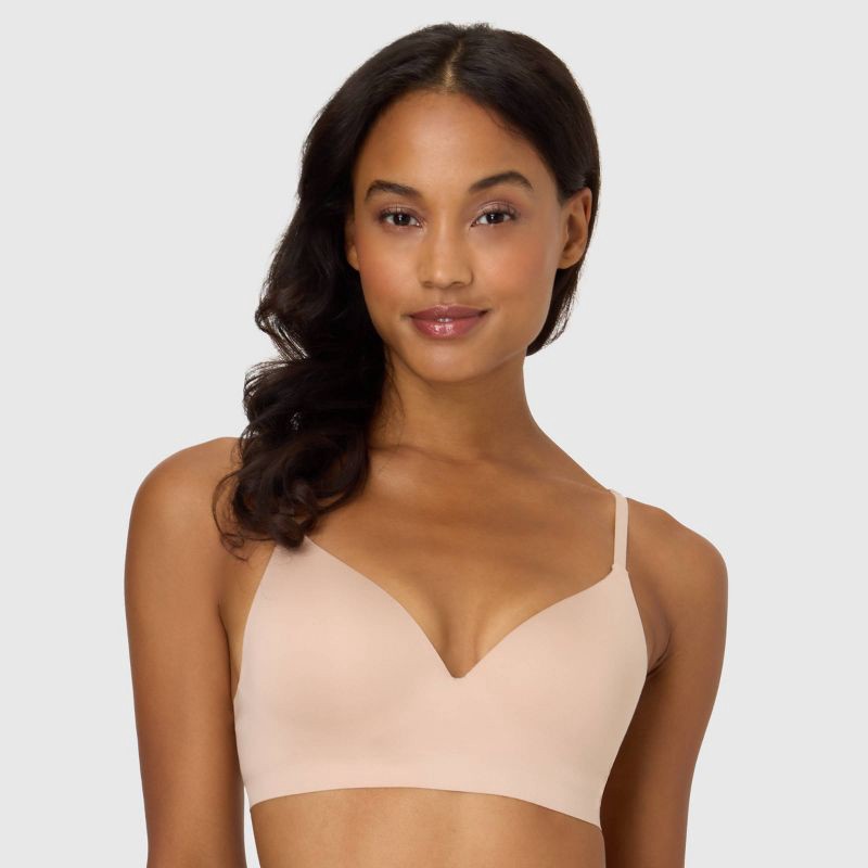 slide 1 of 6, Maidenform Barely There Invisible Support Flexwire Bra - Almond 34B, 1 ct