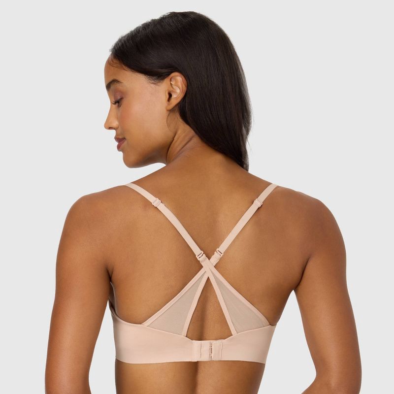 slide 4 of 6, Maidenform Barely There Invisible Support Flexwire Bra - Almond 34D, 1 ct