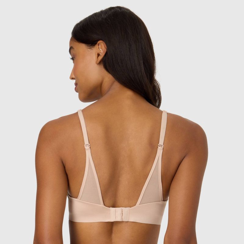 slide 3 of 6, Maidenform Barely There Invisible Support Flexwire Bra - Almond 38B, 1 ct