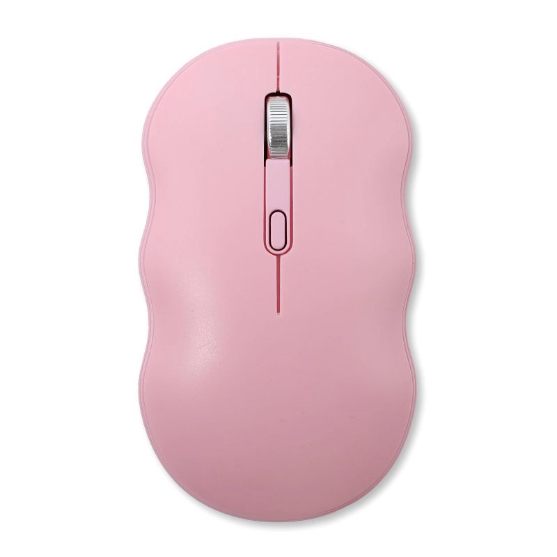 slide 1 of 5, iJoy Wireless Wavy Computer Mouse - Pink, 1 ct