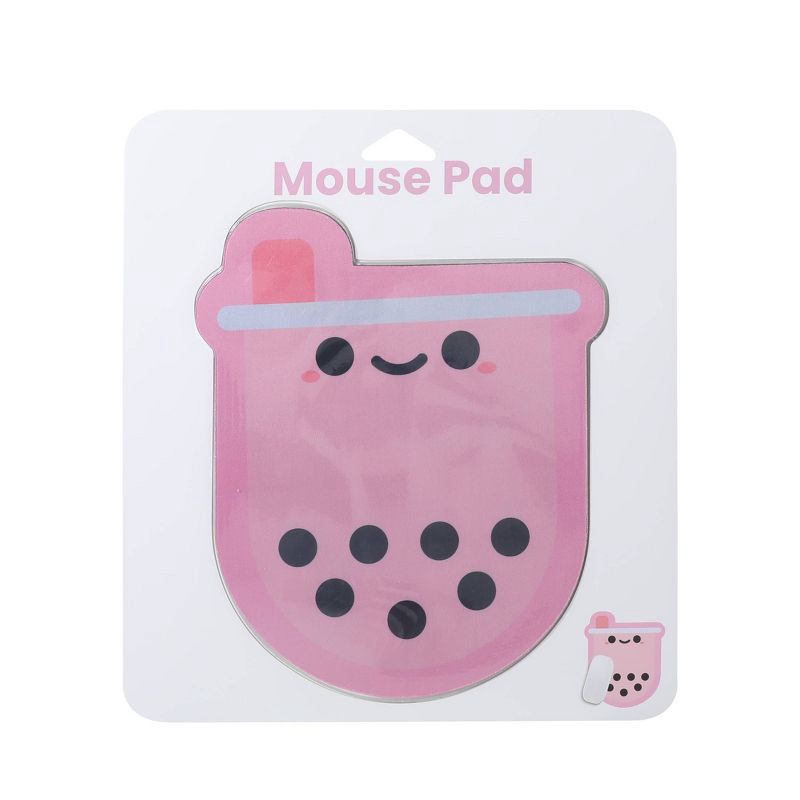 slide 2 of 3, IJoy Fabric Mouse Pad - Boba Tea: Slim Rubber Design, Computer Accessories, 1 ct