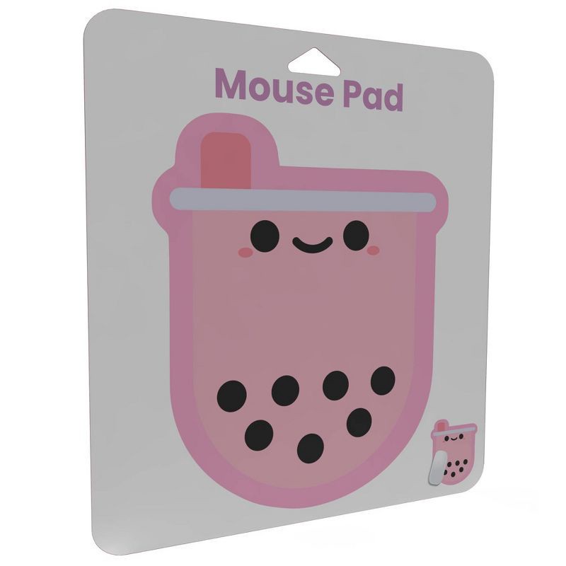 slide 1 of 3, IJoy Fabric Mouse Pad - Boba Tea: Slim Rubber Design, Computer Accessories, 1 ct