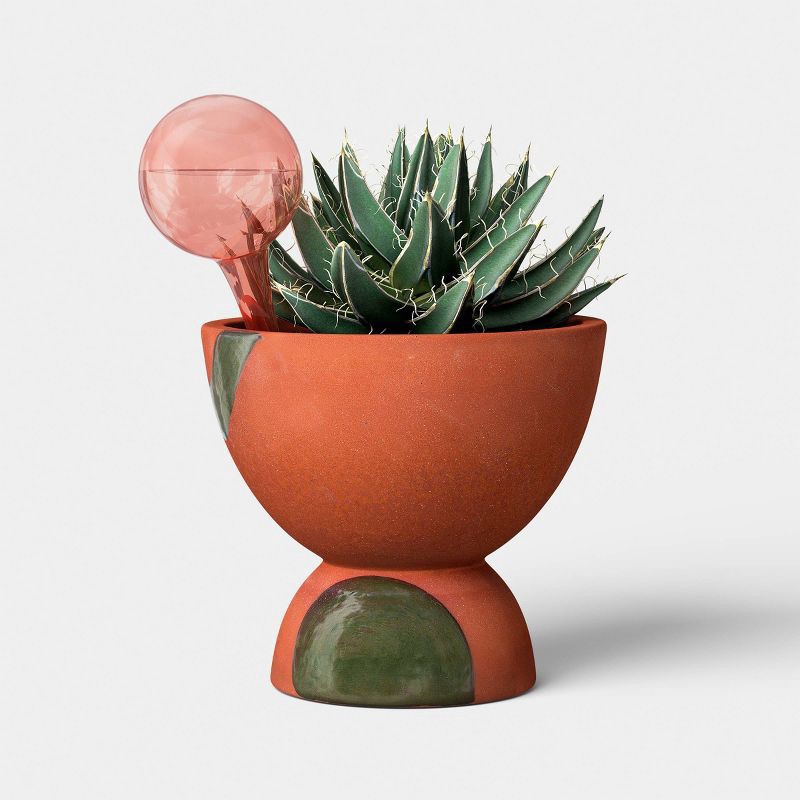 slide 3 of 4, Colored Glass Watering Orb Pink - Threshold™, 1 ct