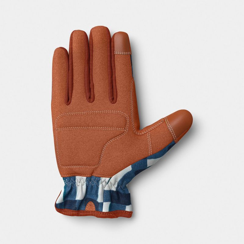 slide 2 of 3, Duck Canvas Pattern Castella Geo Work Gloves One Size Brown - Threshold™, 1 ct