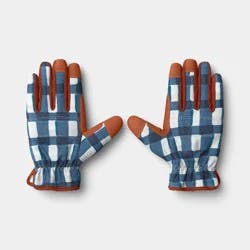 Duck Canvas Pattern Castella Geo Work Gloves One Size Brown - Threshold™