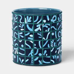 Stoneware Outdoor Tiled Planter 6.125"x6.125" - Threshold™