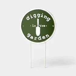 Metal "Digging in the Garden" Garden Sign - Threshold™