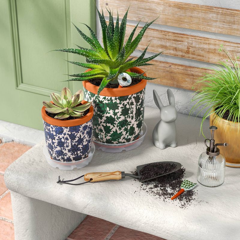 slide 2 of 4, 6" Clear Round Plastic Planter Saucer - Threshold™, 1 ct