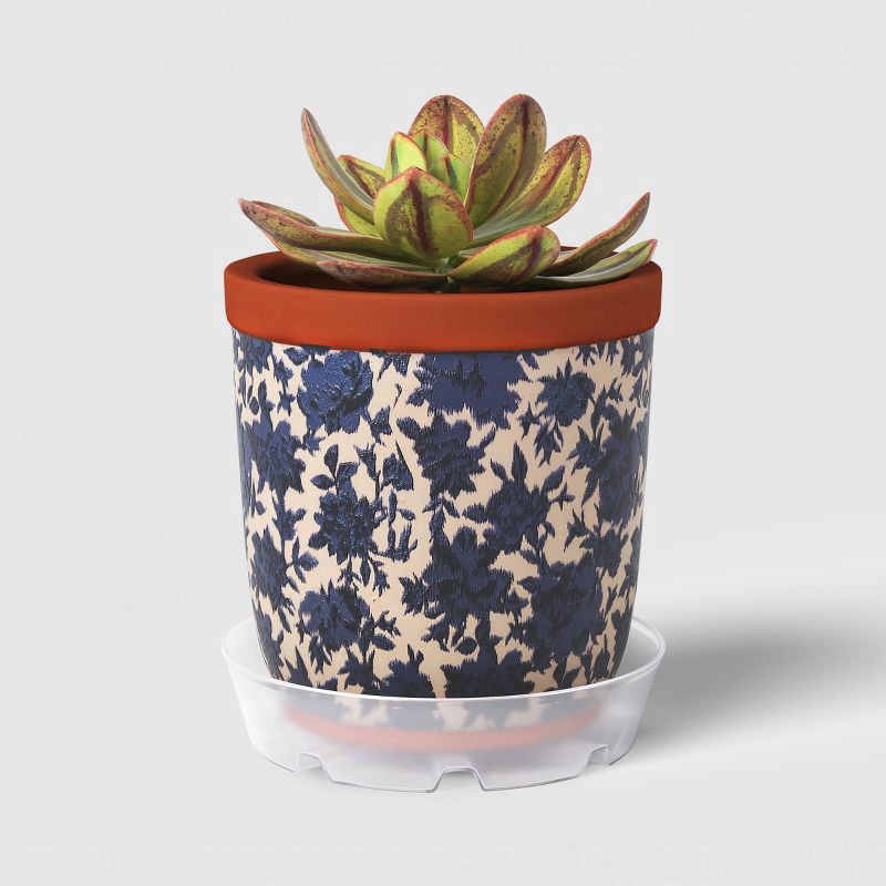 slide 3 of 4, 6" Clear Round Plastic Planter Saucer - Threshold™, 1 ct