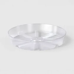 8" Clear Round Plastic Planter Saucer - Threshold™