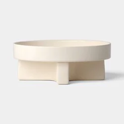 10" Ceramic Plant Stand Ivory - Threshold™