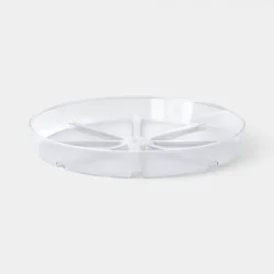 12" Clear Round Plastic Planter Saucer - Threshold™