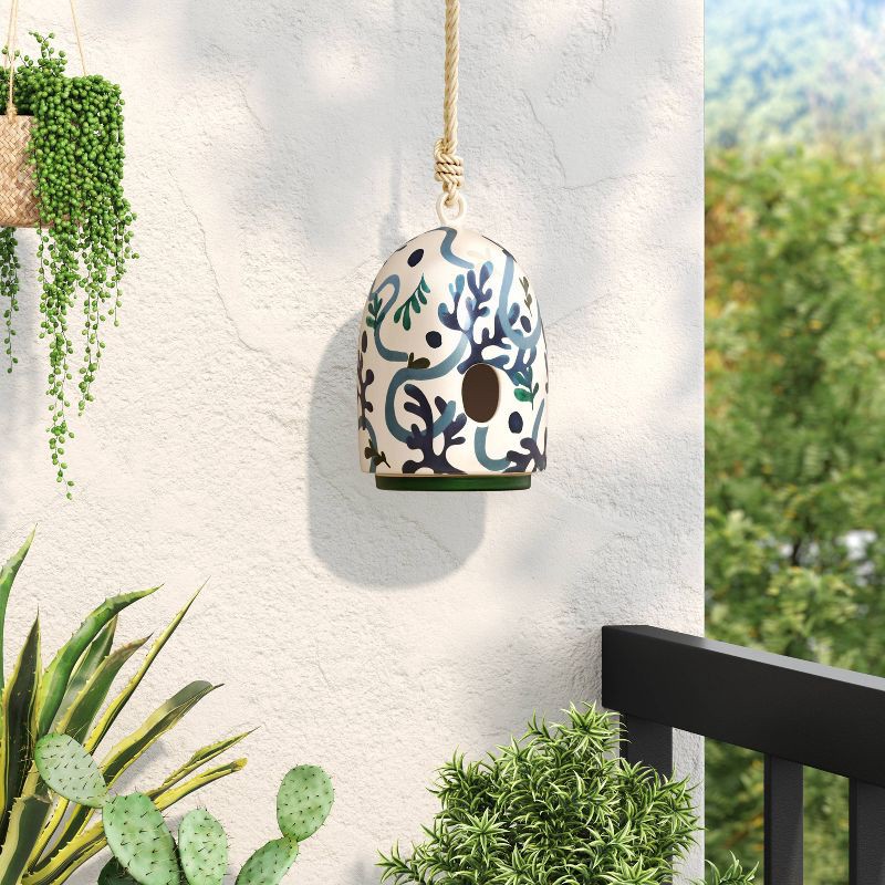 slide 2 of 3, Ceramic Birdhouse - Threshold™, 1 ct