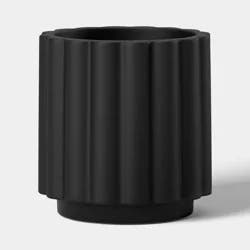 Geared Outdoor Planter Black 6"x 6" - Threshold™