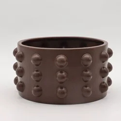 A.I.M. A.I.M 5" Textured Inventive Planter Brown