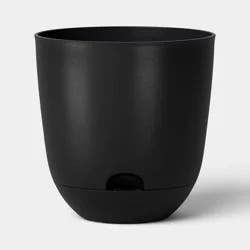 Recycled Car Seat Resin 20" RE Self Watering Planter Black - Room Essentials™